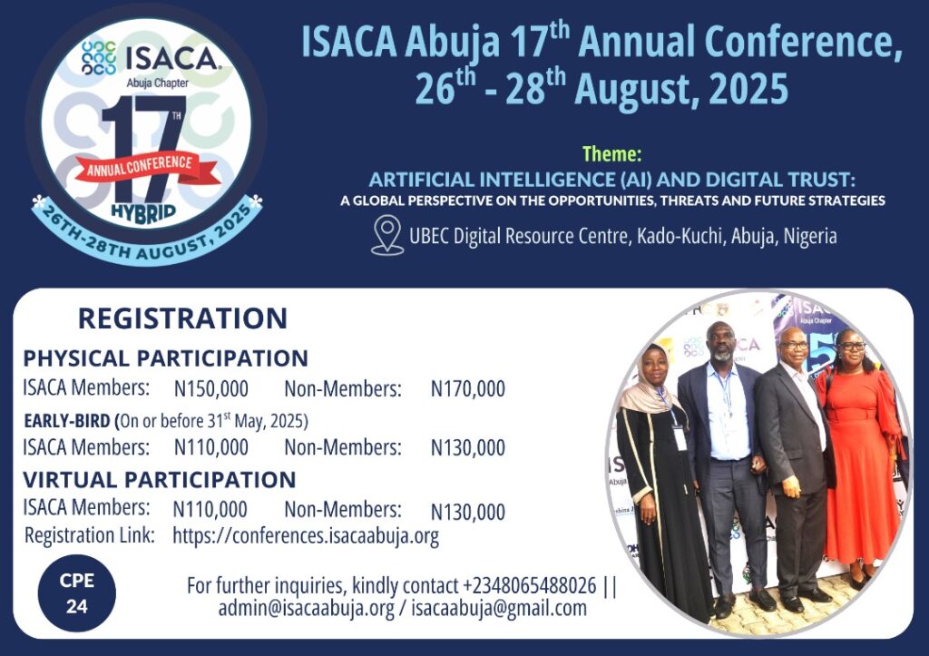 ISACA Abuja Chapter 17th Annual Conference